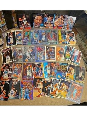 38 Charlotte hornets cards lot